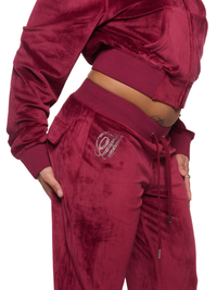 Carmela Pant Cherry Red